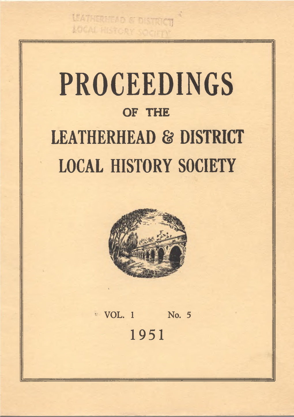 Leatherhead S District Local History Society