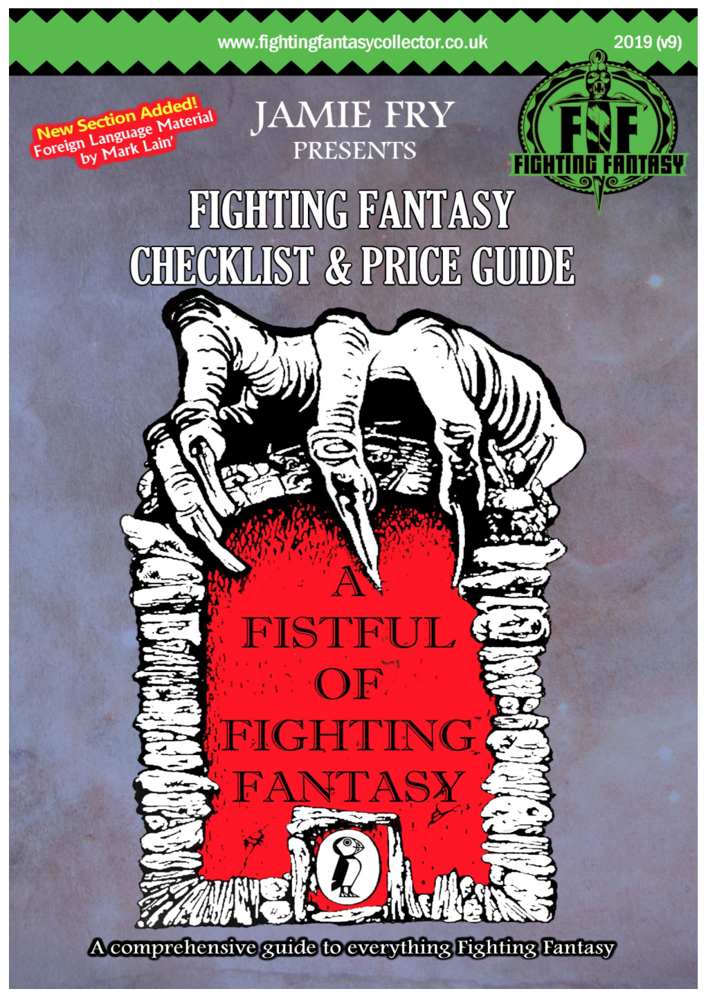 Fighting Fantasy Collector Checklist Price Guide 2019 V0.03 Cropped