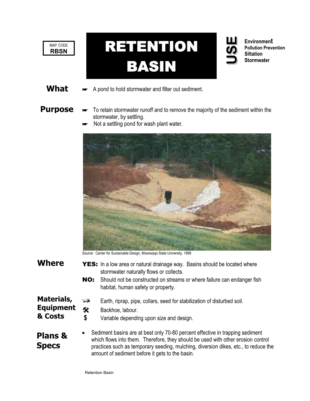 Retention Basin