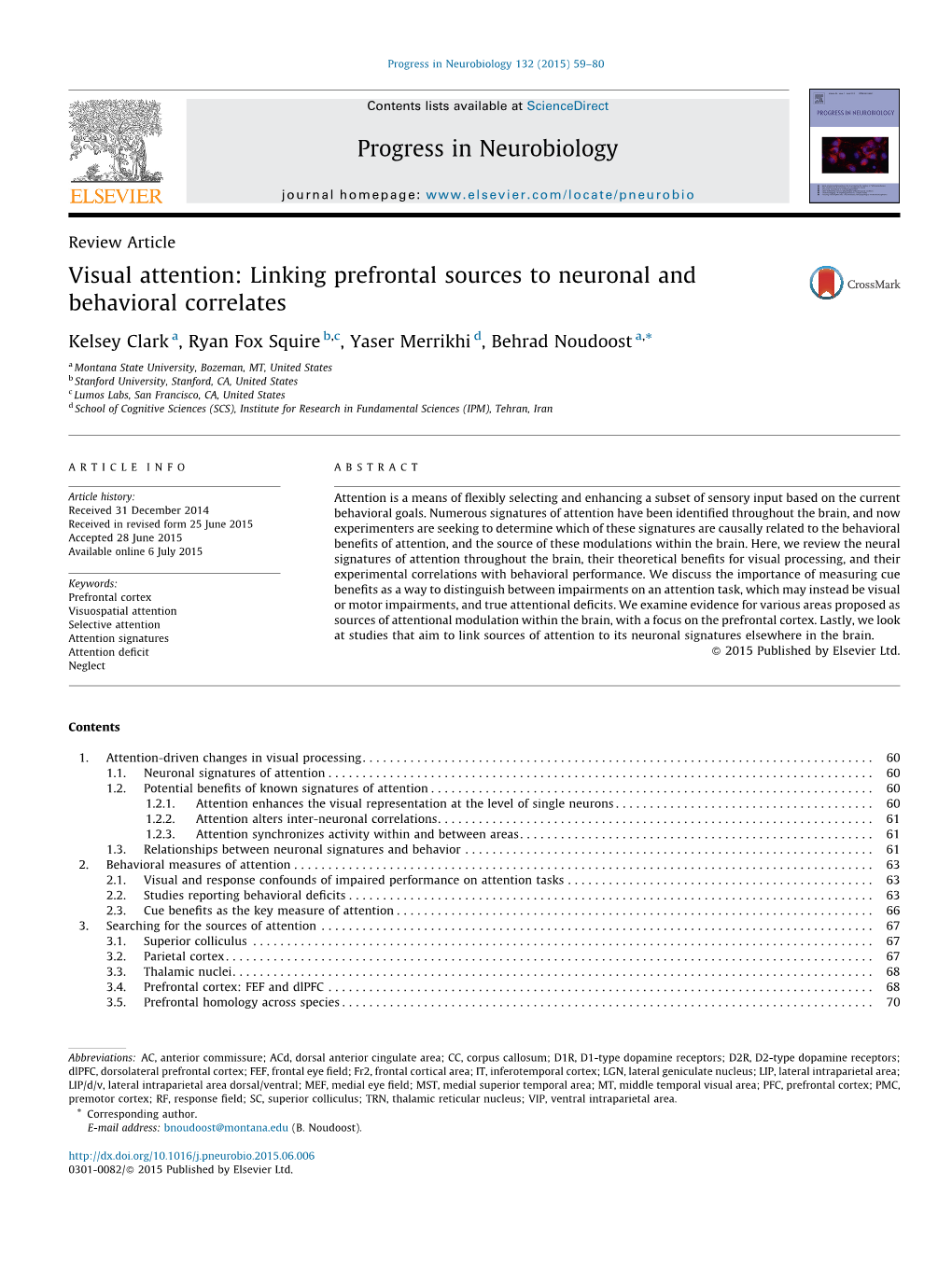 Visual Attention: Linking Prefrontal Sources to Neuronal and Behavioral