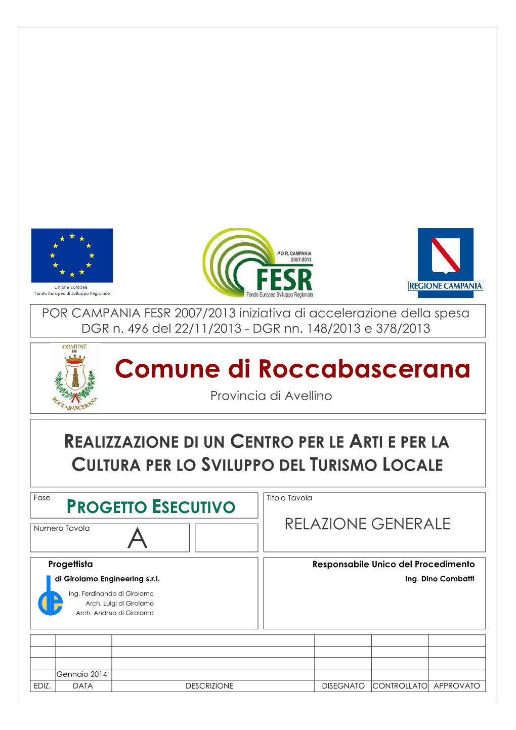 Comune Di Roccabascerana Provincia Di Avellino