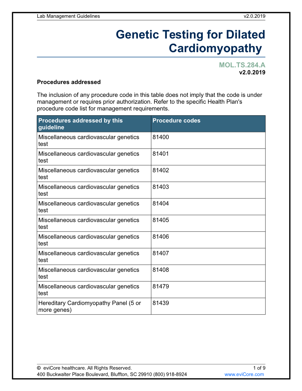 DCM Dilated Cardiomyopathy