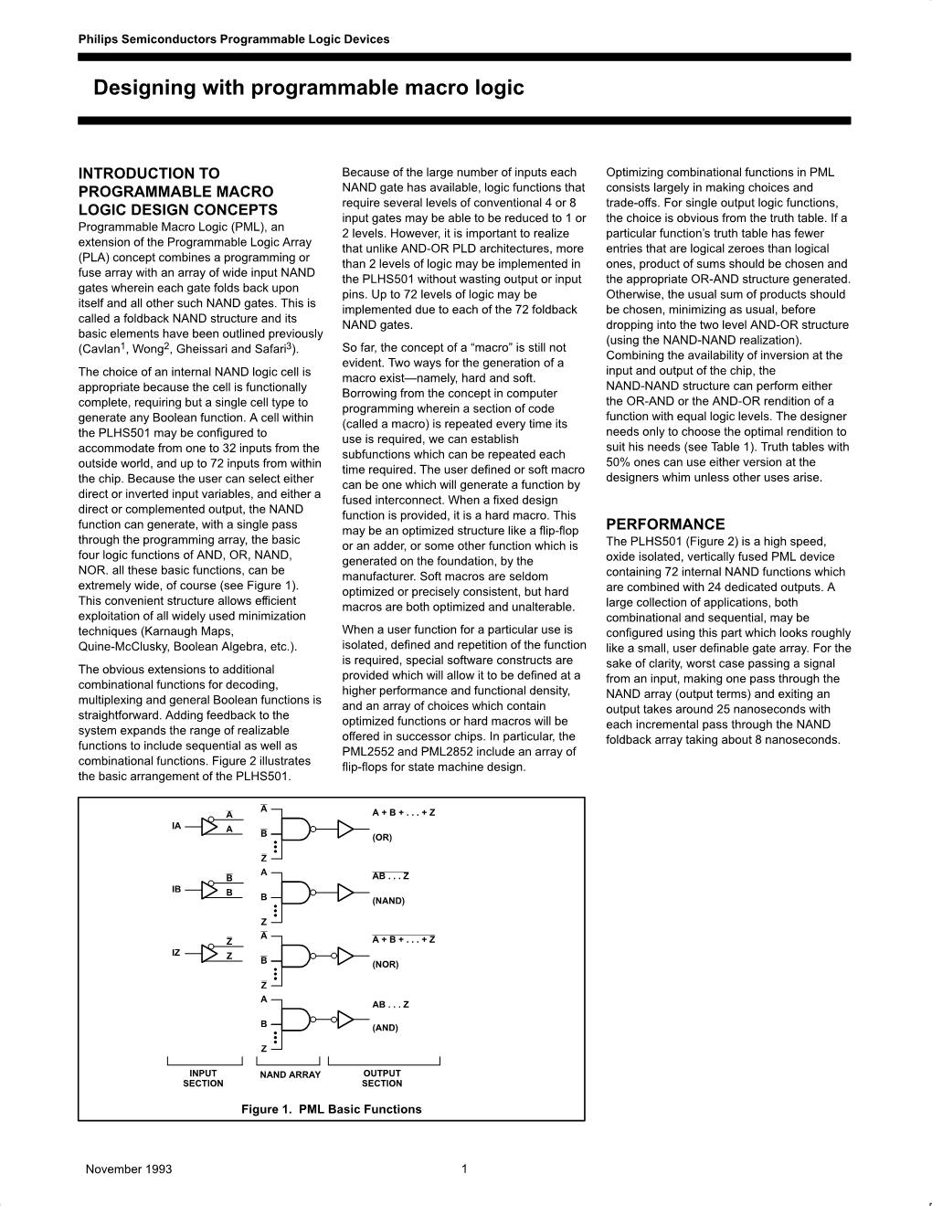 Designing with Programmable Macro Logic