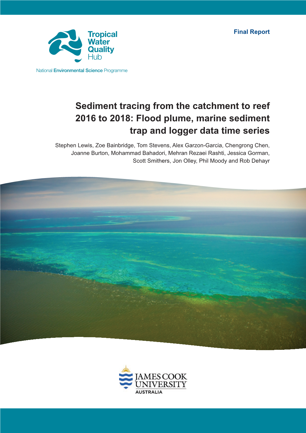 Sediment Tracing from the Catchment to Reef 2016 to 2018: Flood Plume, Marine Sediment Trap and Logger Data Time Series