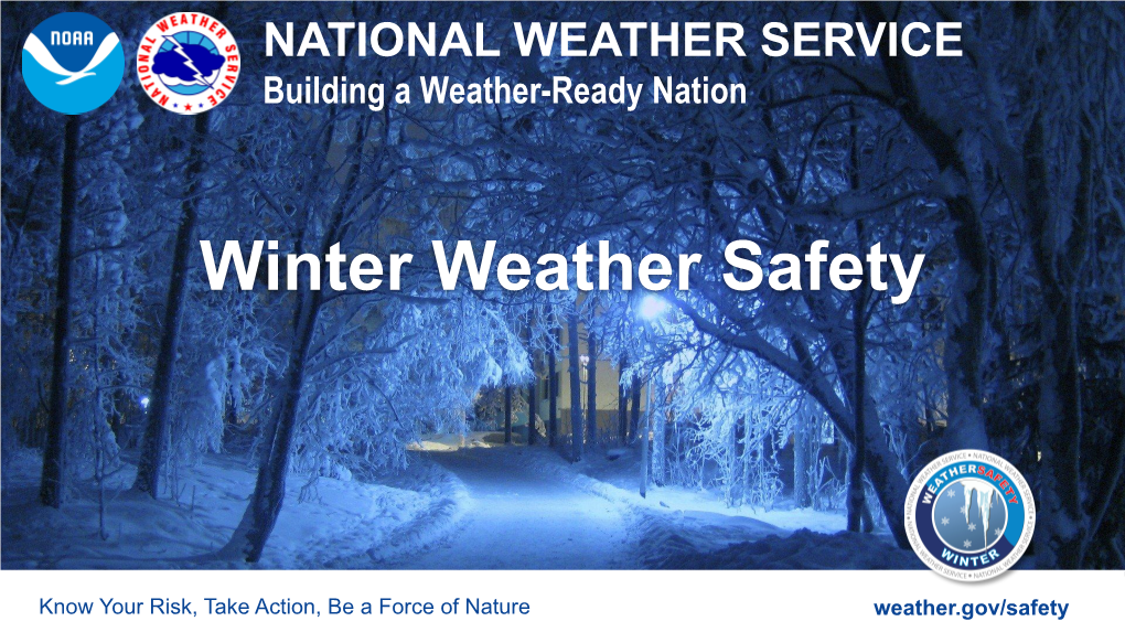 Winter Weather Safety