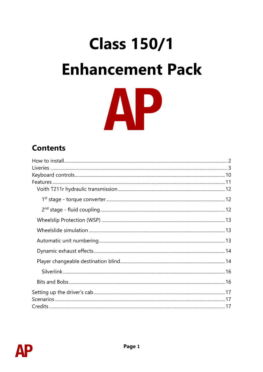 Class 150/1 Enhancement Pack