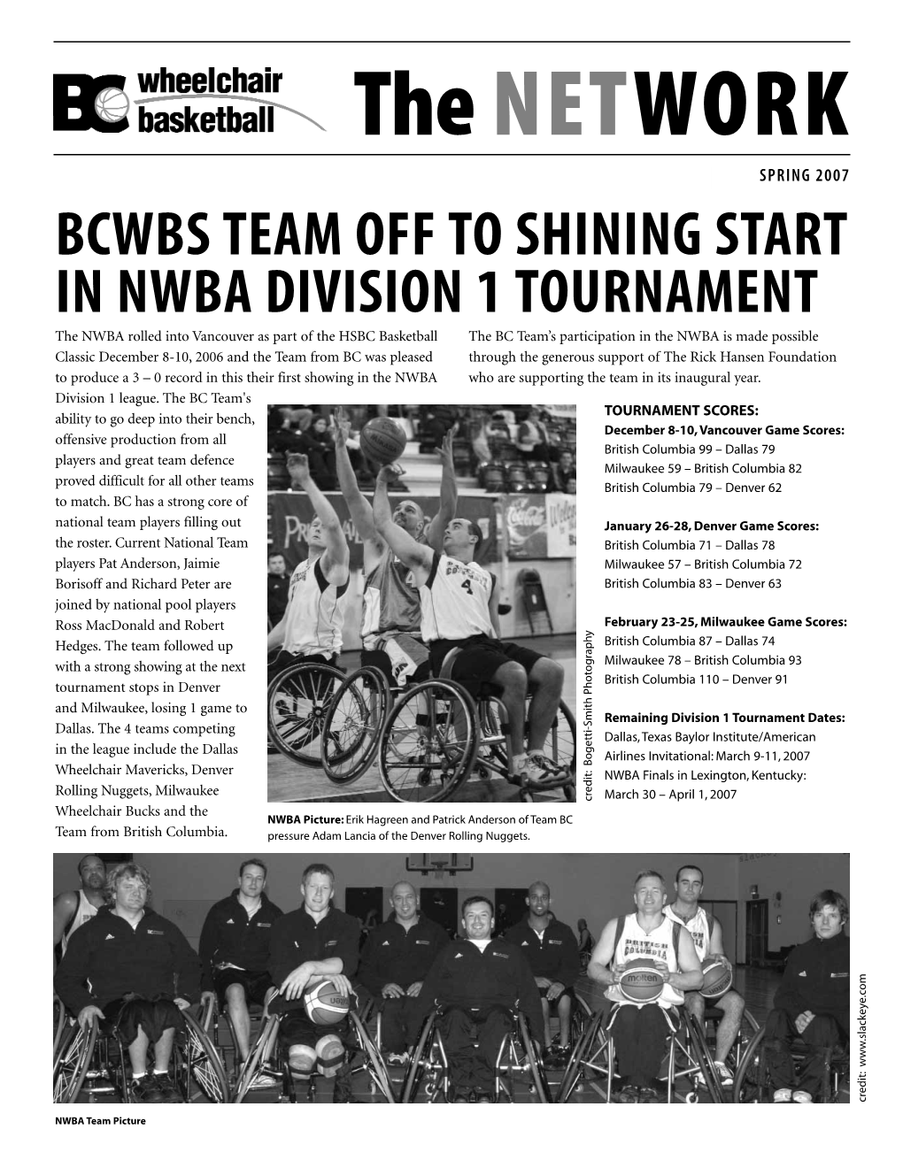 Wheelchair Basketball Programs Around Bc