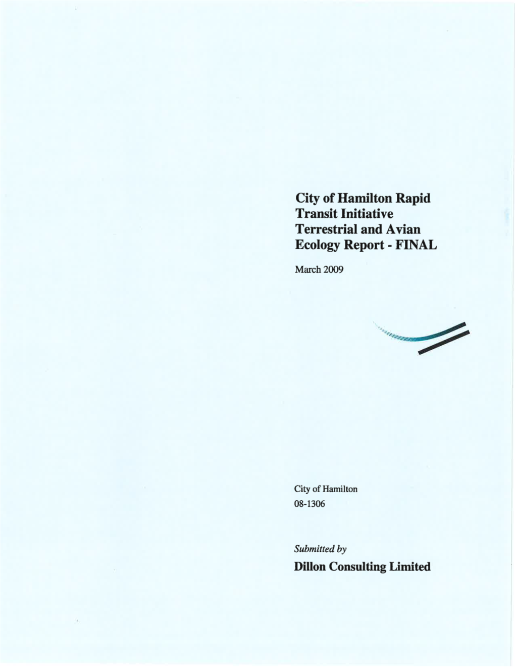 Draft Report – Cedarvale Wellfield Impact Assessment