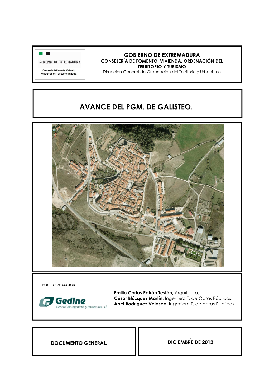 Avance Del Pgm. De Galisteo