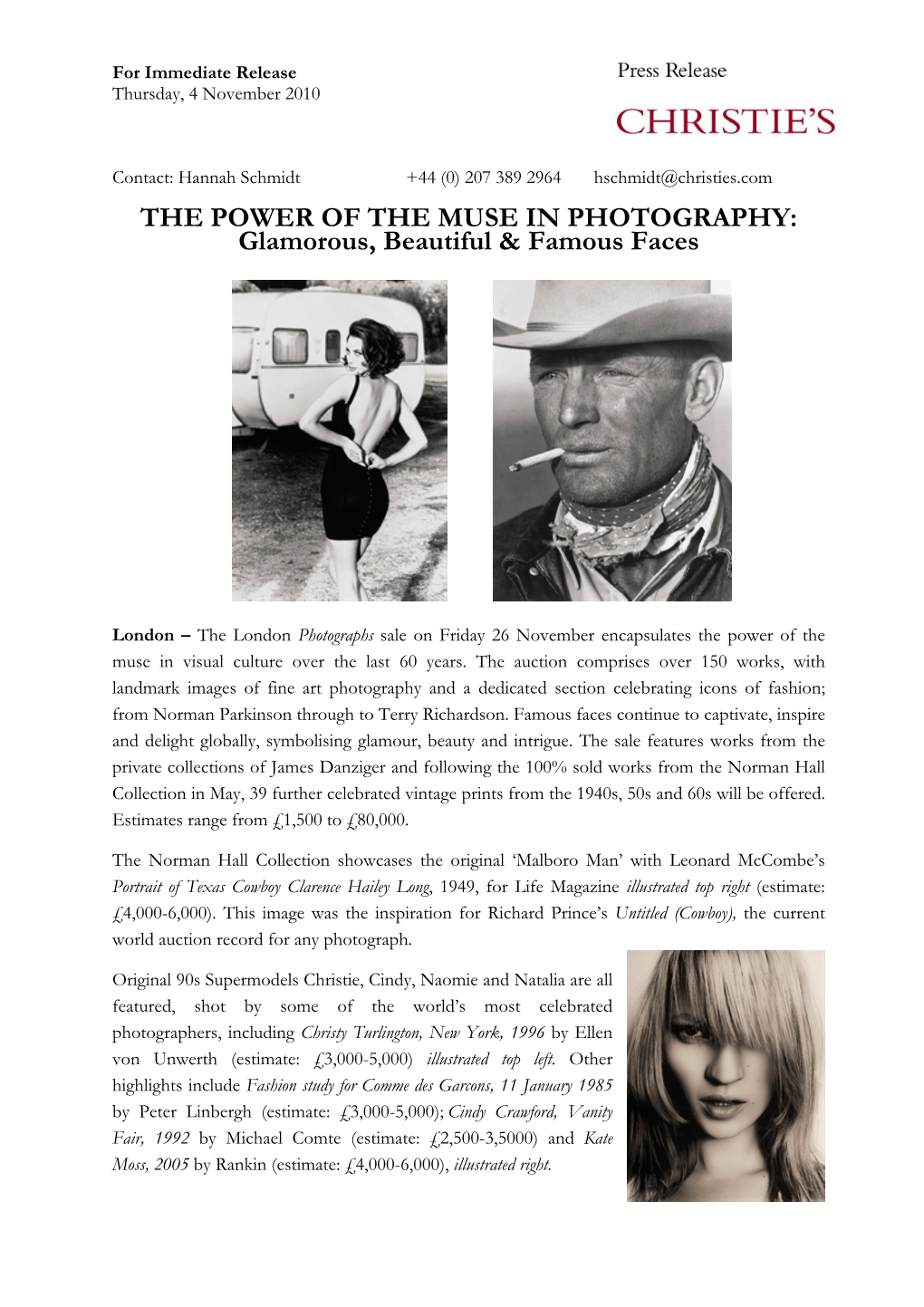 THE POWER of the MUSE in PHOTOGRAPHY: Glamorous, Beautiful & Famous Faces