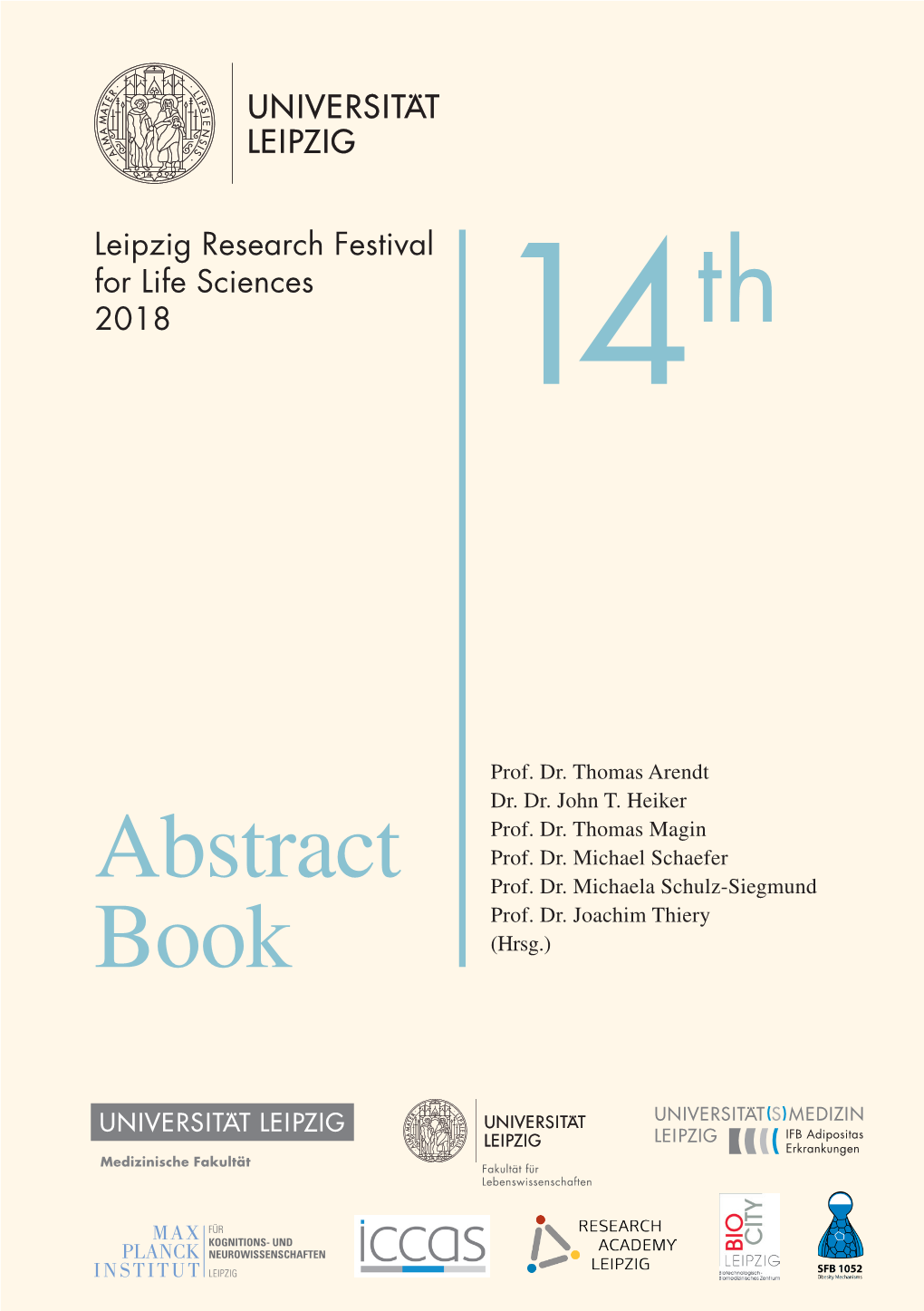 Abstractband Des 14. Research Festivals 2018