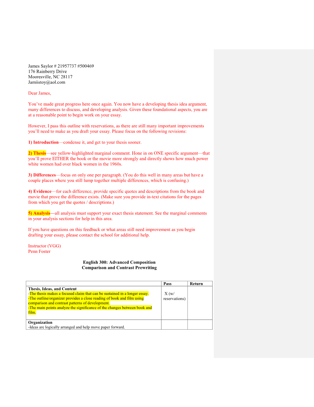 The Help Book Movie Compare Outline