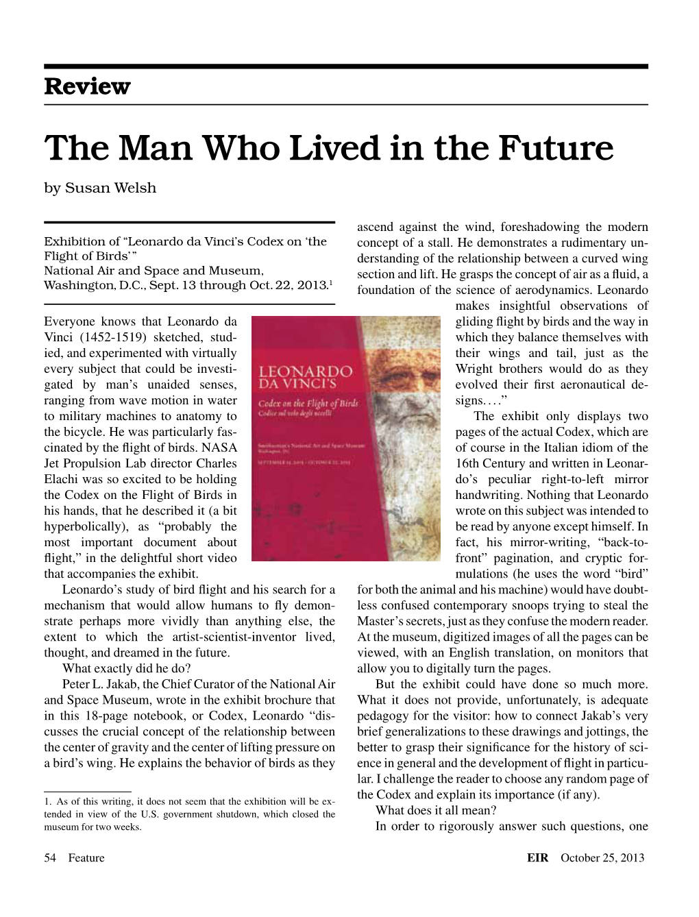 The Man Who Lived in the Future by Susan Welsh