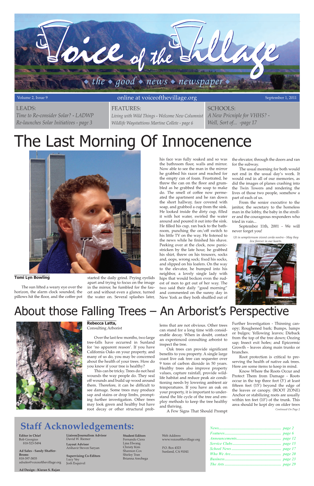 The Last Morning of Innocenence