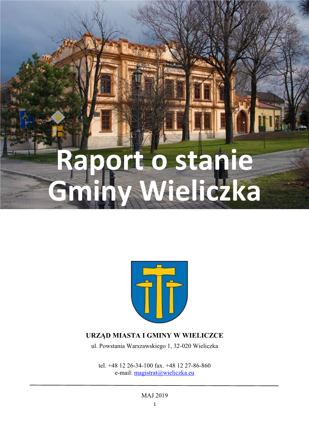 Raport O Stanie Gminy Wieliczka