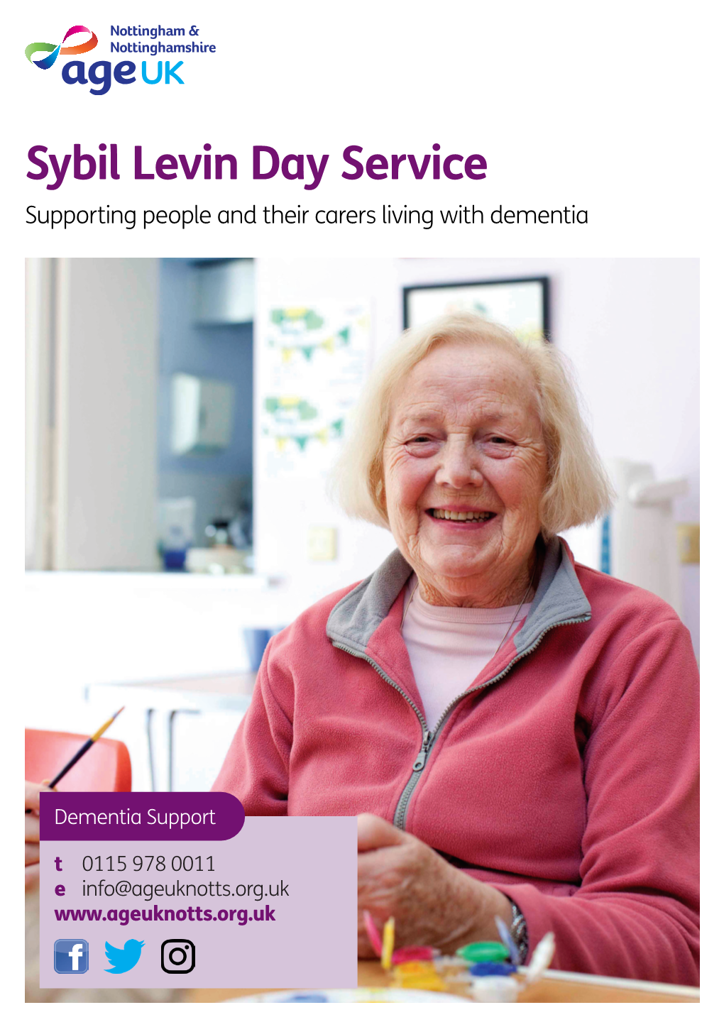 Sybil Levin Day Service Supporting People and Their Carers Living with Dementia