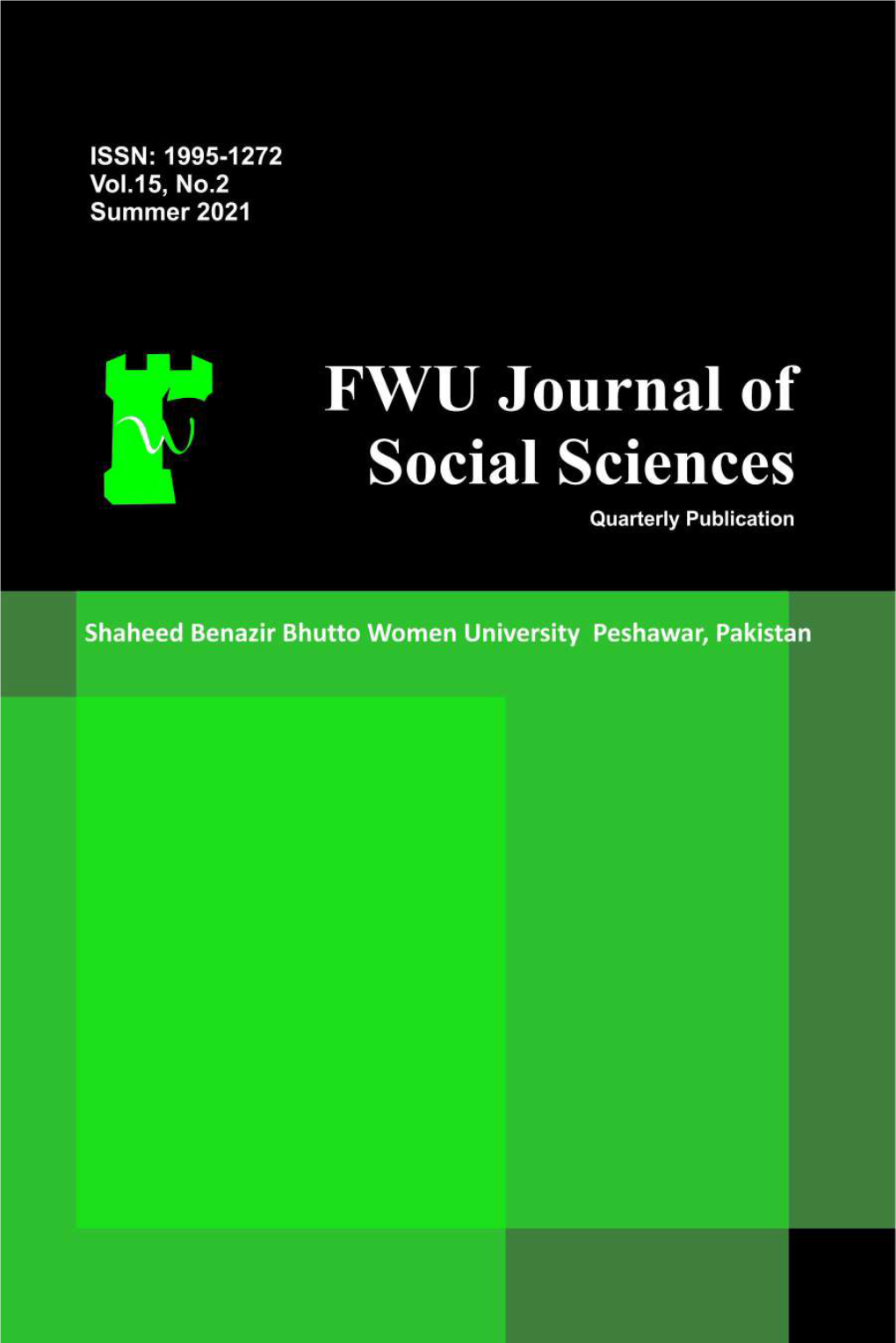 FWU Journal of Social Sciences Summer 2021 Vol.15, No.2