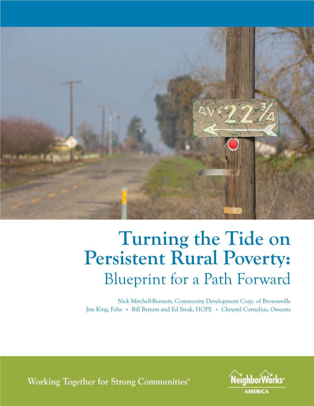 Turning the Tide on Persistent Rural Poverty: Blueprint for a Path Forward