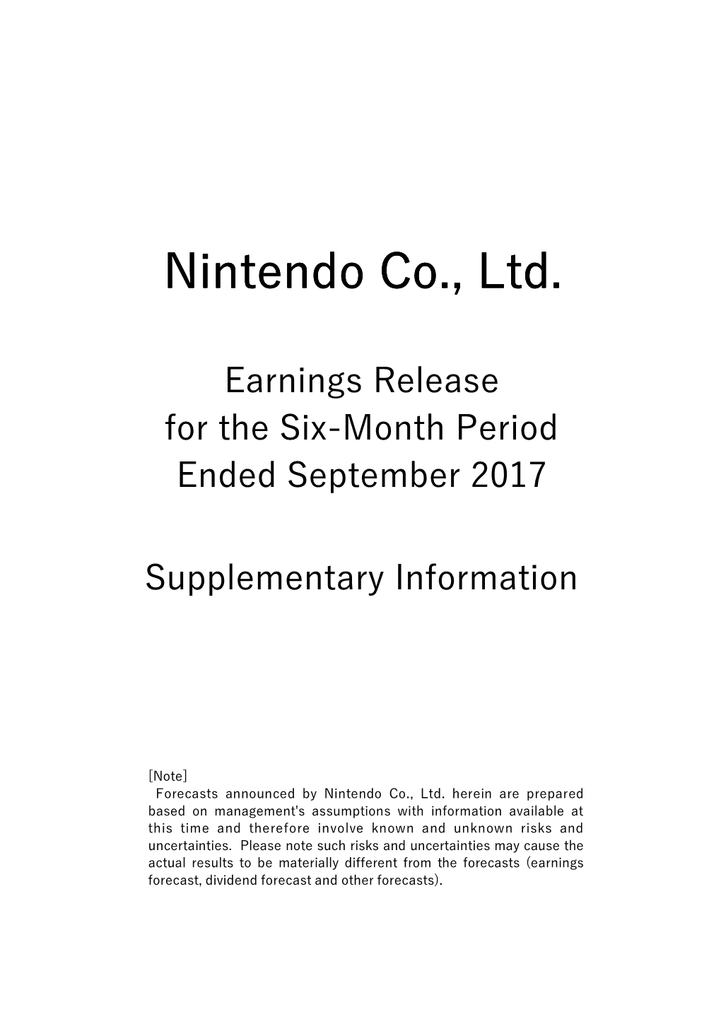 Nintendo Co., Ltd