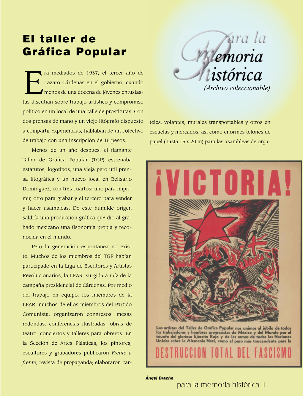 El Taller De Gráfica Popular