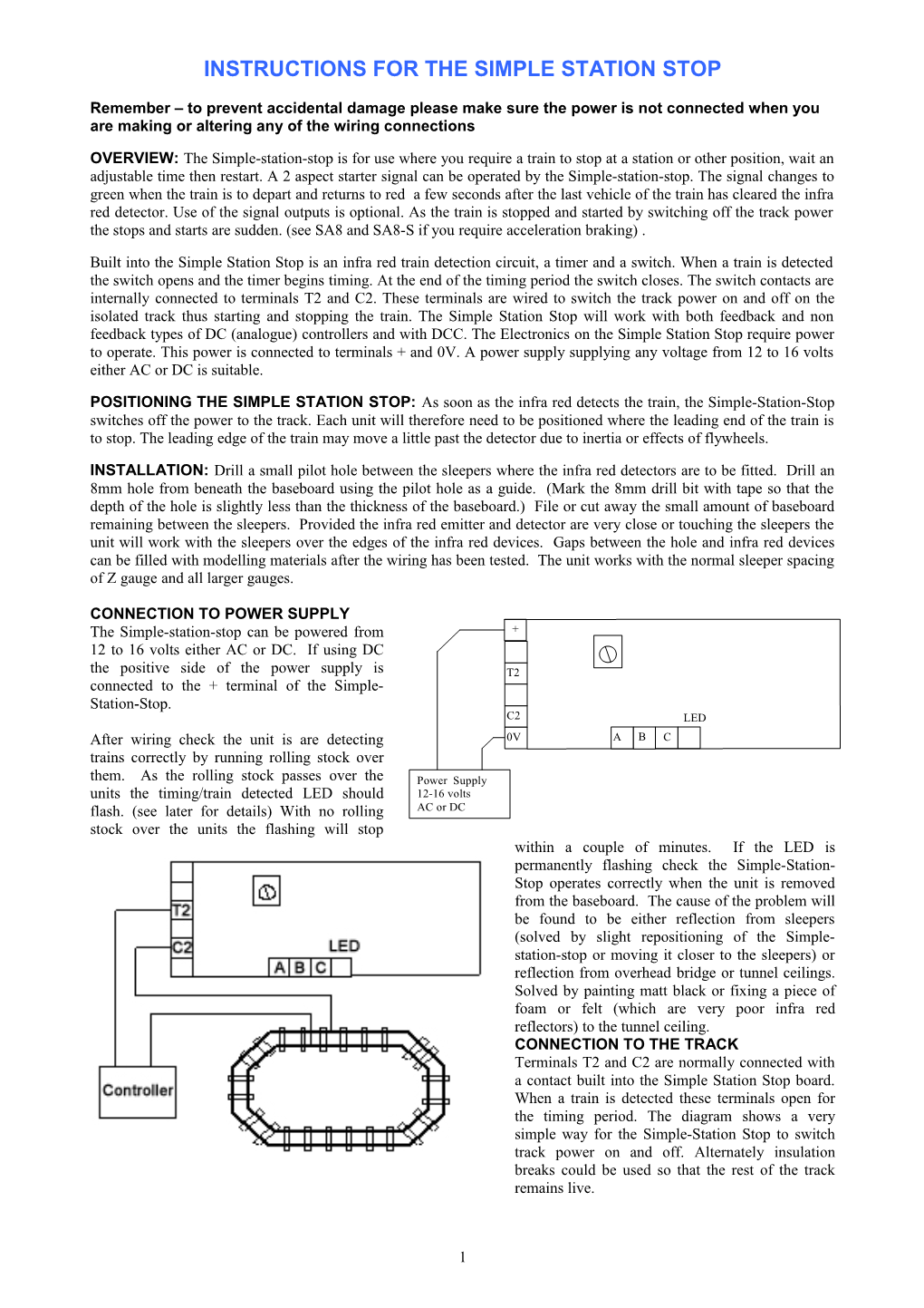 Instructions for the Irdasc-3