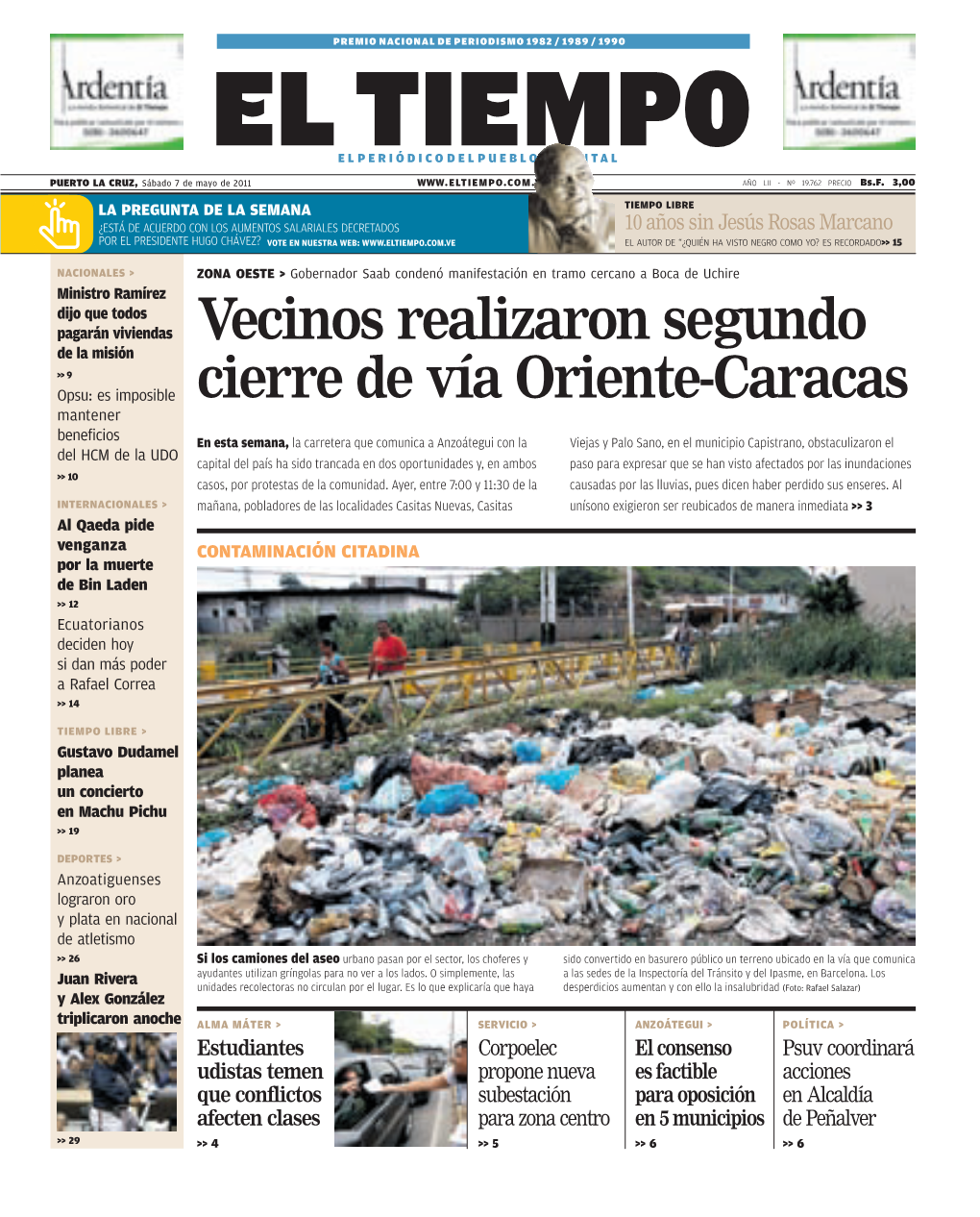 Vecinos Realizaron Segundo Cierre De Vía Oriente-Caracas