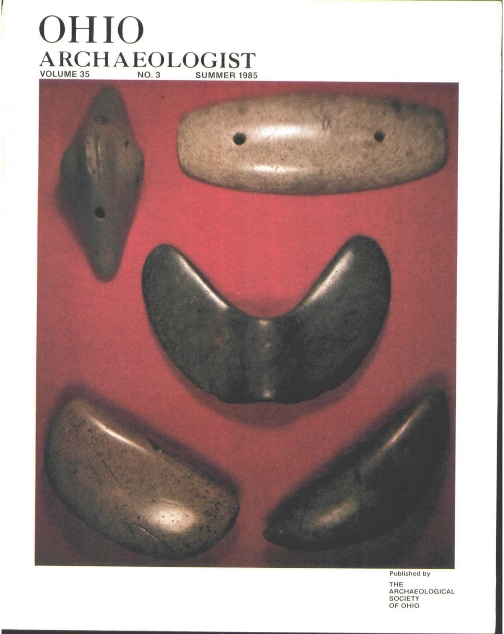 Ohio Archaeologist Volume 35 No