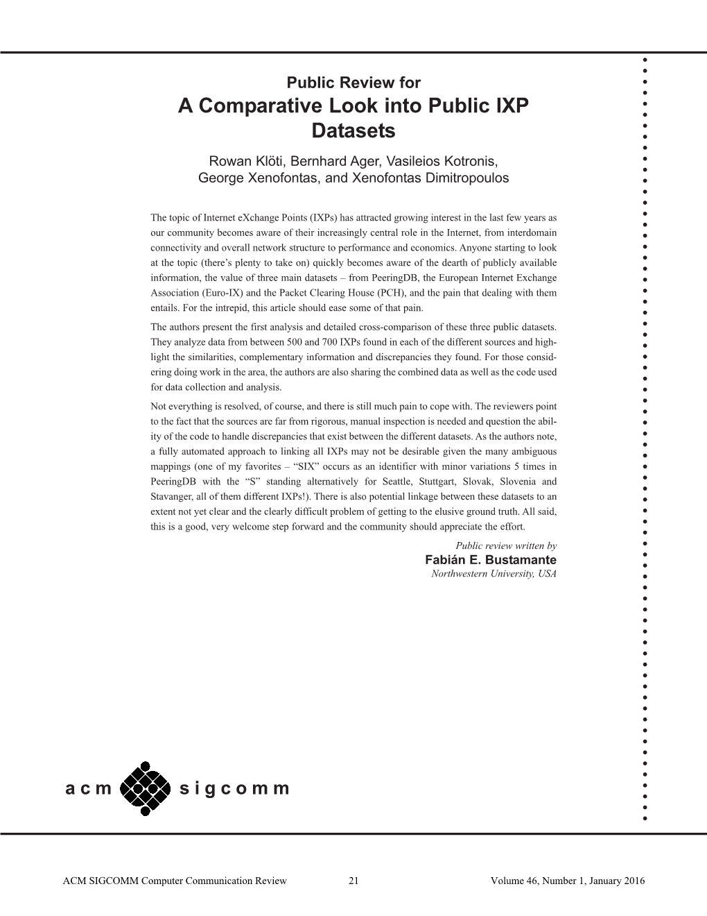 A Comparative Look Into Public IXP Datasets