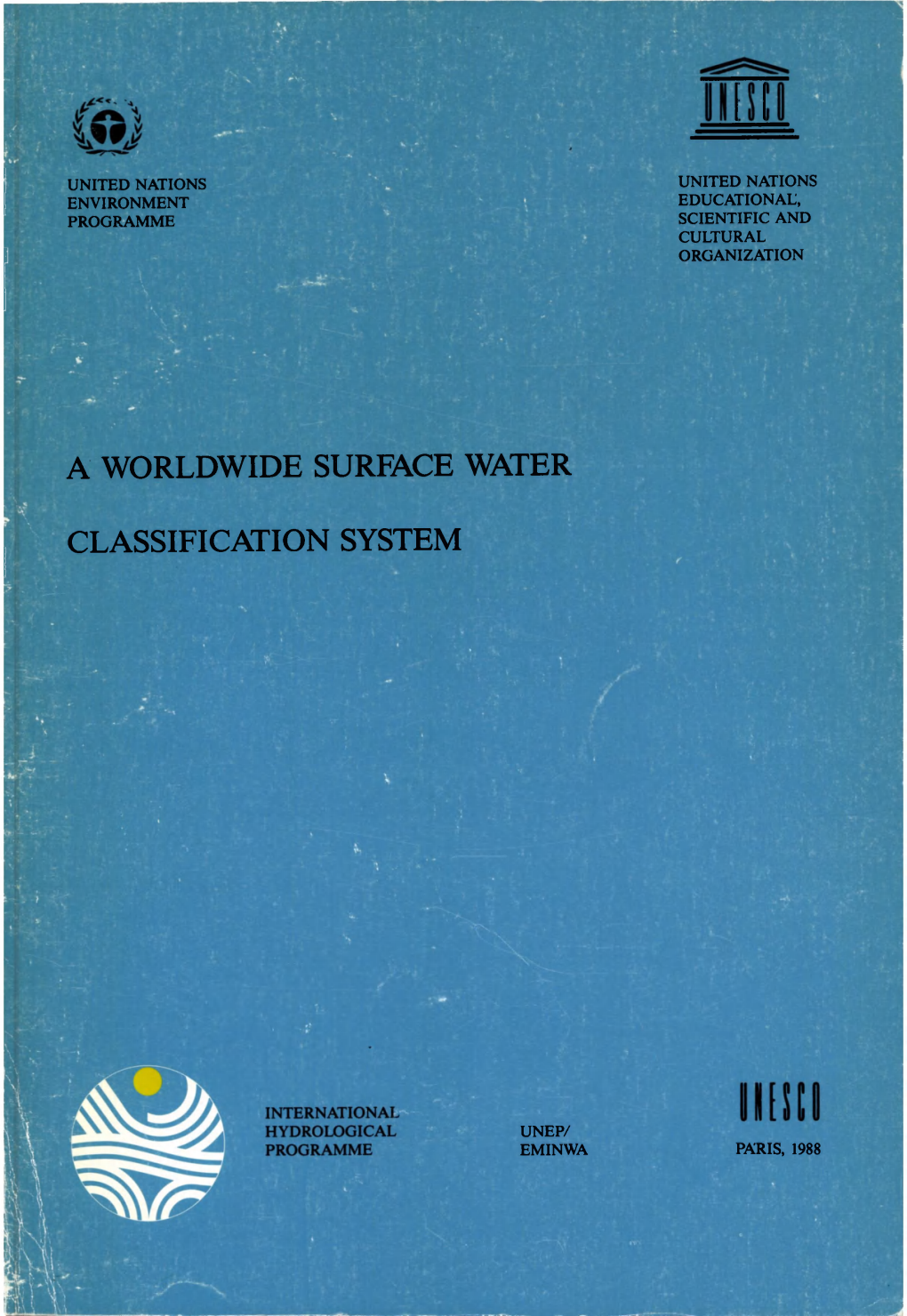 A Worldwide Surface Water Classification System