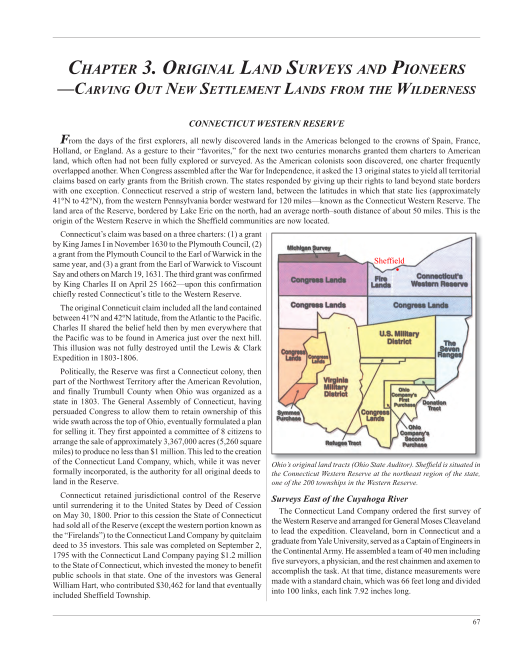 Chapter 3. Original Land Surveys and Pioneers —Carving out New Settlement Lands from the Wilderness