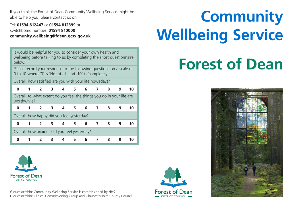 Community Wellbeing Service Forest of Dean