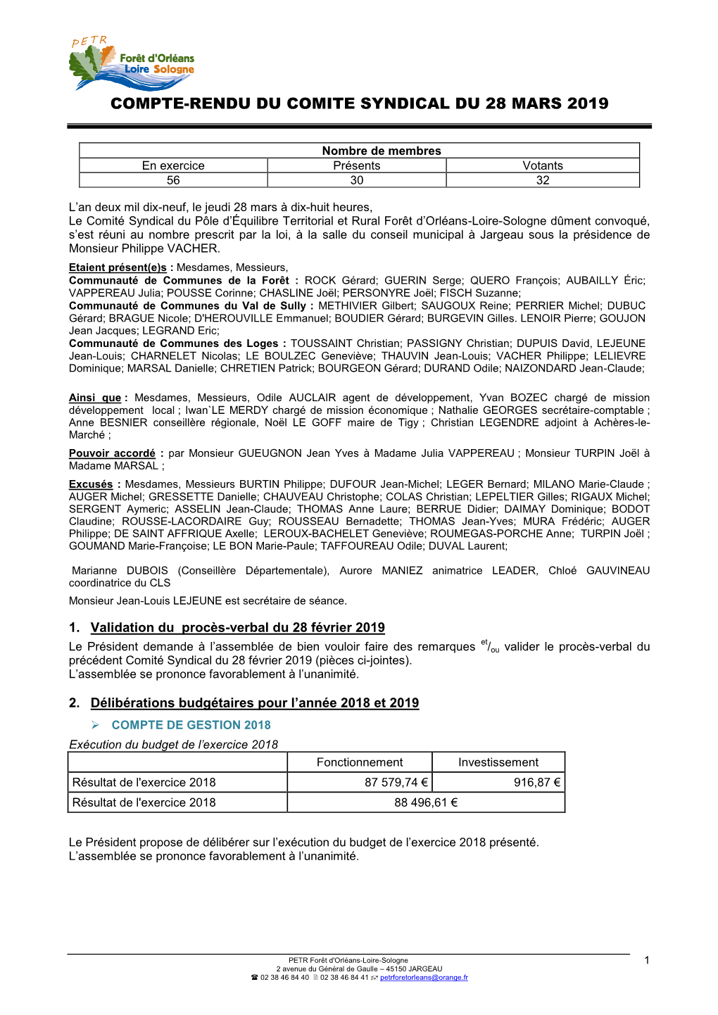 Note De Synthese