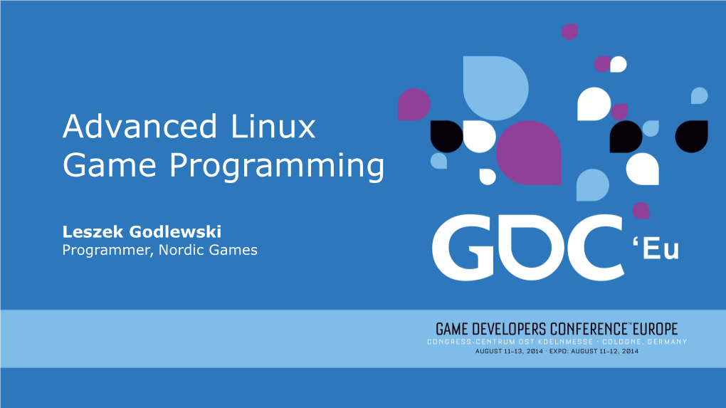 Advanced Linux Game Programming