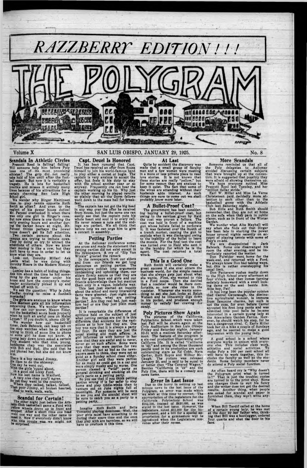 The Polygram, January 29, 1925