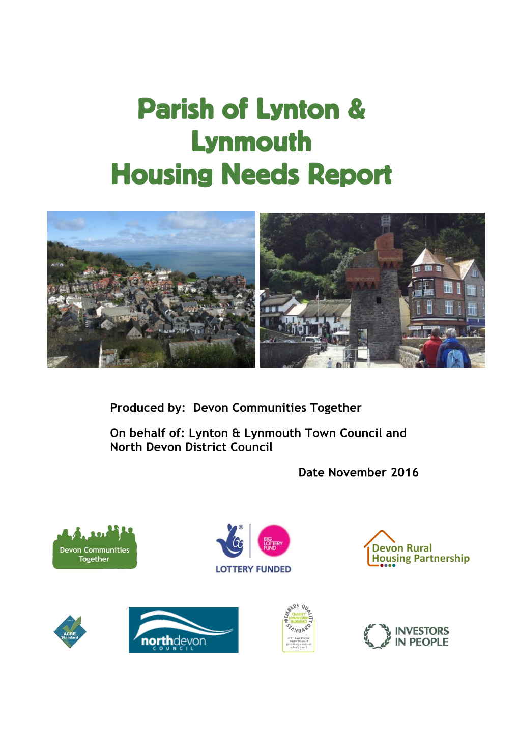 Lynton & Lynmouth Report
