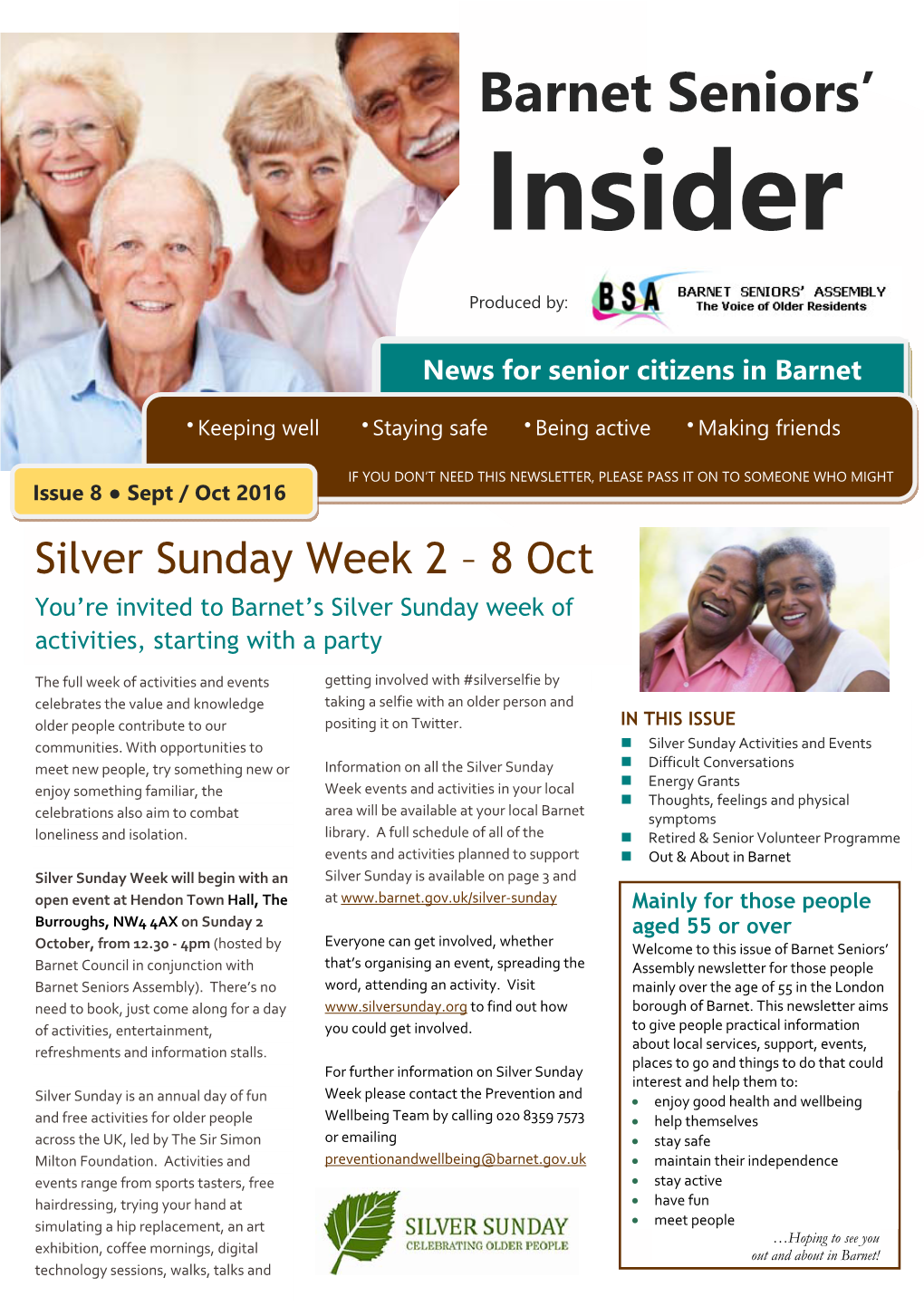 Barnet Seniors Insider 8