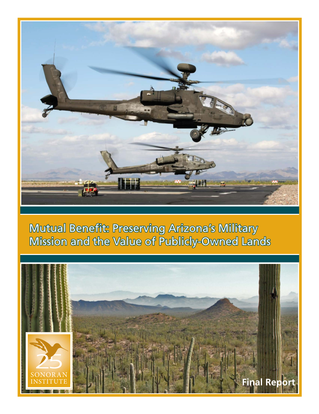 Preserving Arizona's Military Mission and the Value of Publicly-Owned