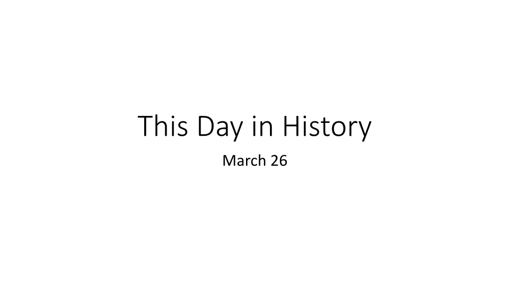 This Day in History