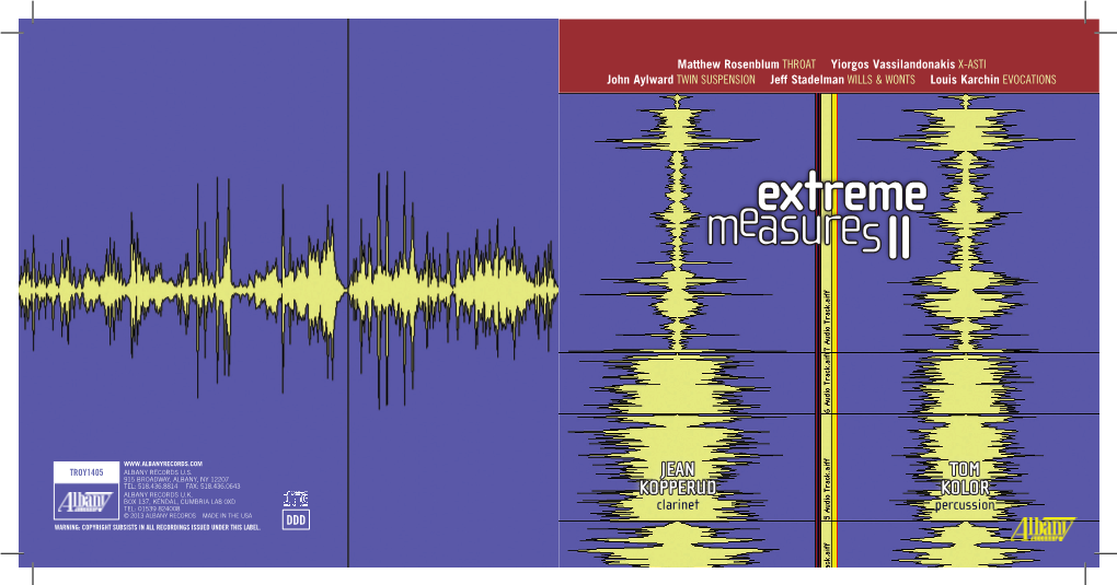 Measures Extreme