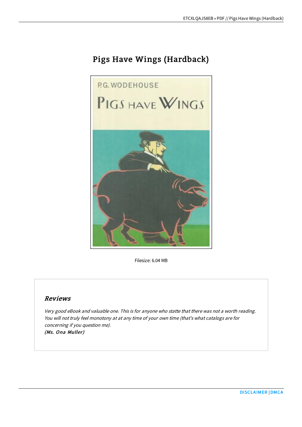 Pigs Have Wings (Hardback)