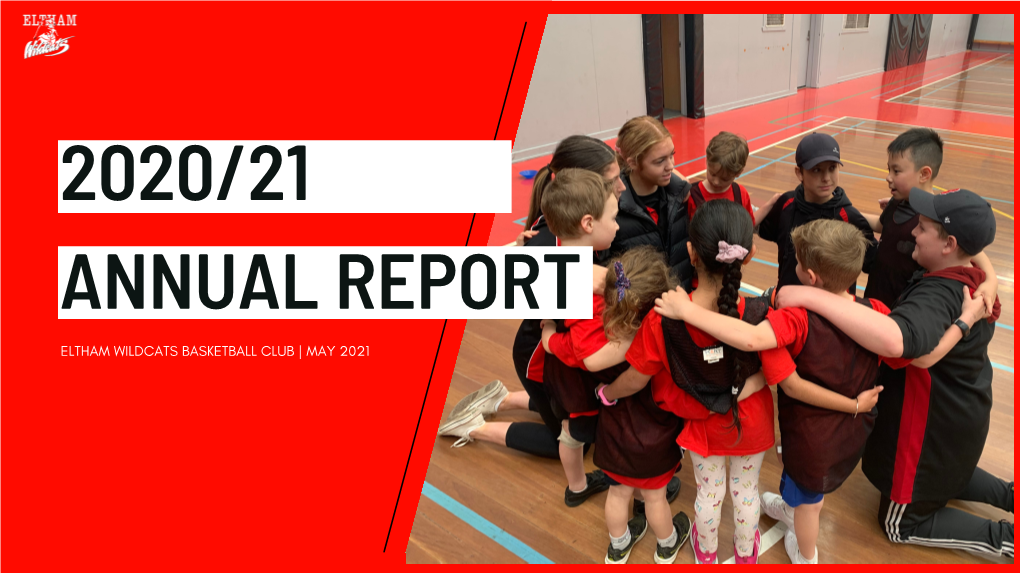 ELTHAM WILDCATS BASKETBALL CLUB | MAY 2021 Table of Contents