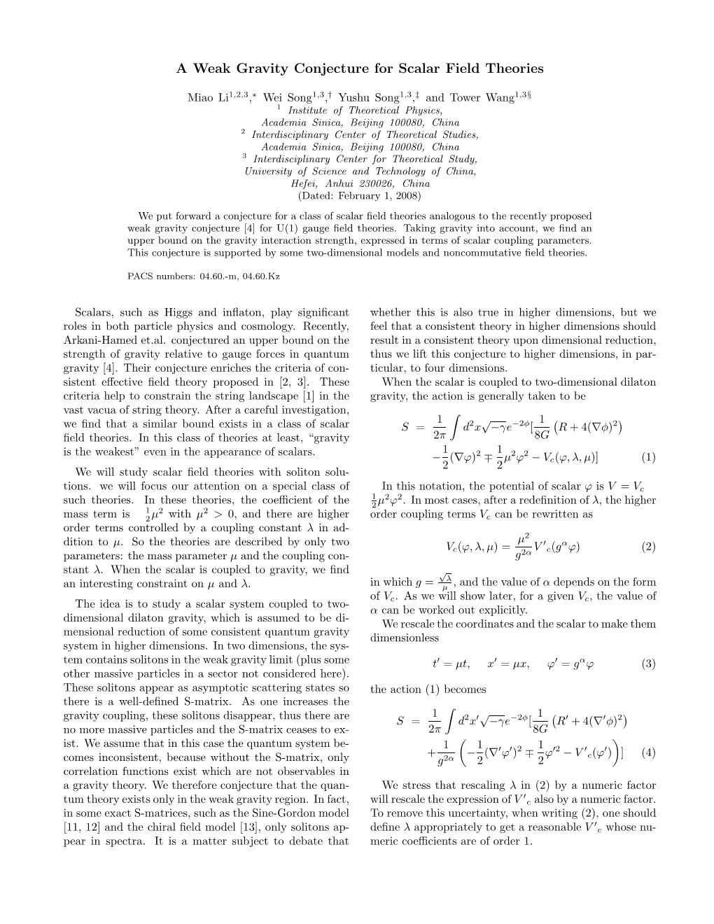 A Weak Gravity Conjecture for Scalar Field Theories