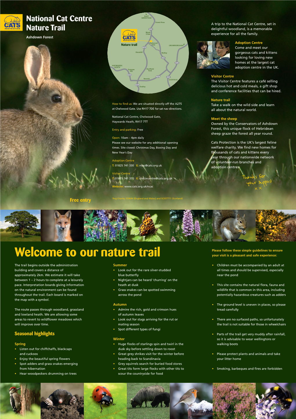 Our Nature Trail Your Visit Is a Pleasant and Safe Experience