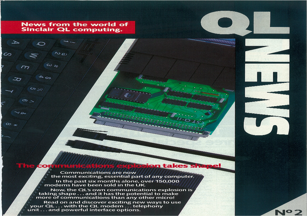 Sinclair Research Ltd QL NEWS No 2 Advertisement Feature Published In
