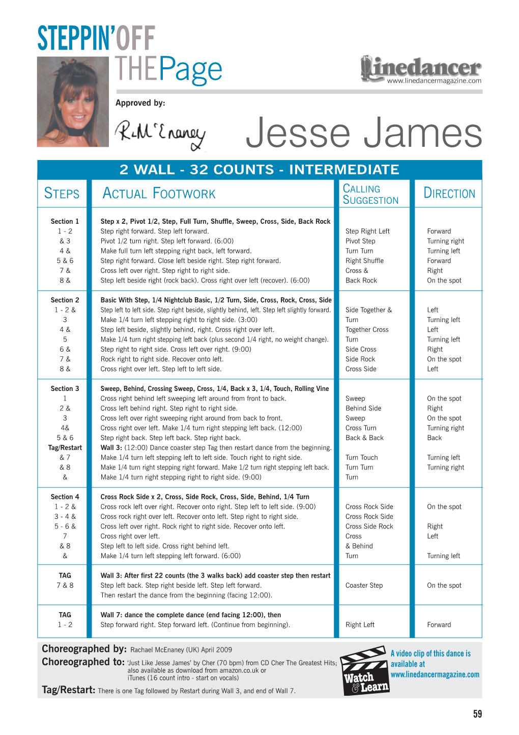 Jesse James 2 WALL - 32 COUNTS - INTERMEDIATE