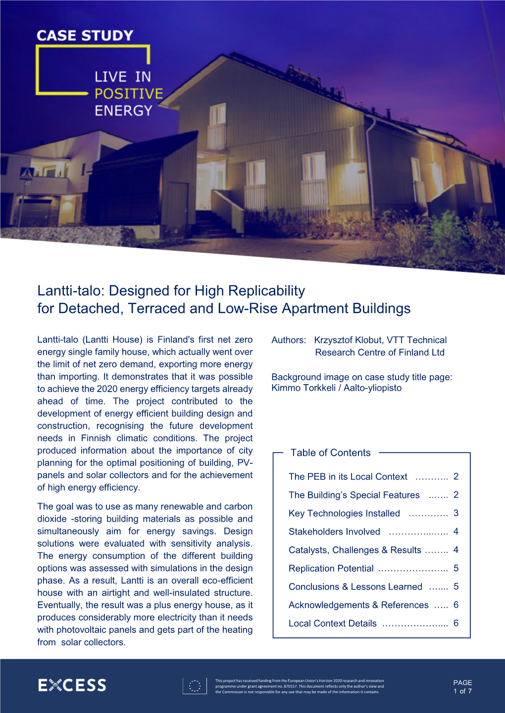Lantti-Talo: Designed for High Replicability for Detached, Terraced and Low-Rise Apartment Buildings