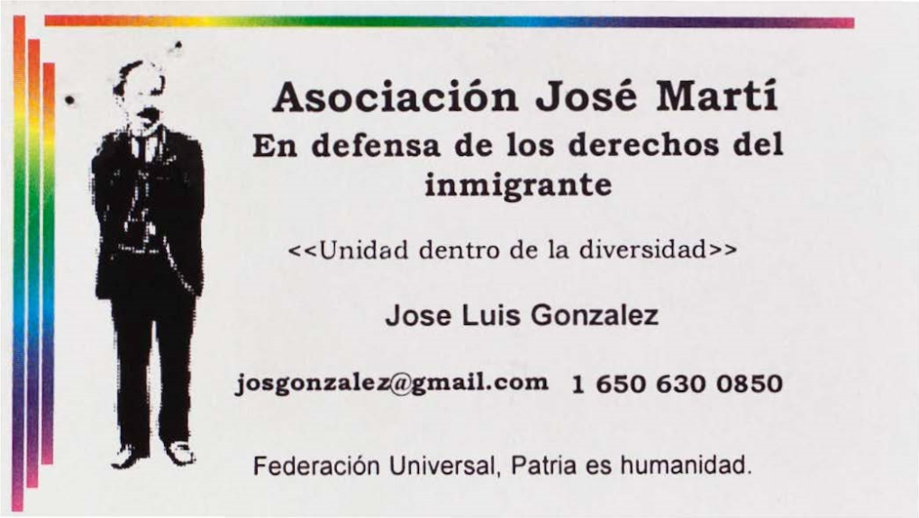 Asociaci6n Jose Marti En Defensa De Los Derechos Del Inmigrante