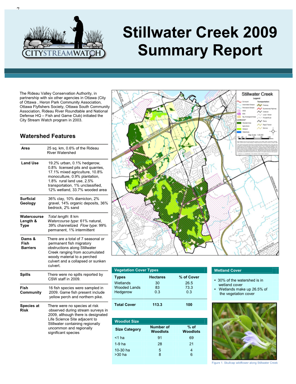 Stillwater Creek 2009 Summary Report