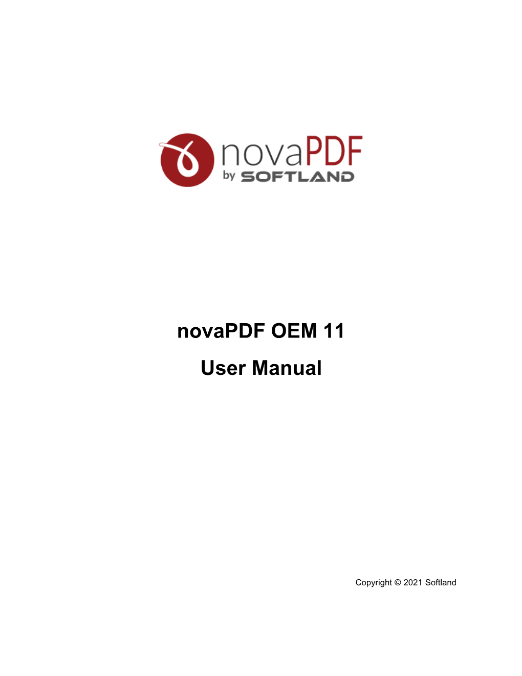 Novapdf OEM 11 User Manual