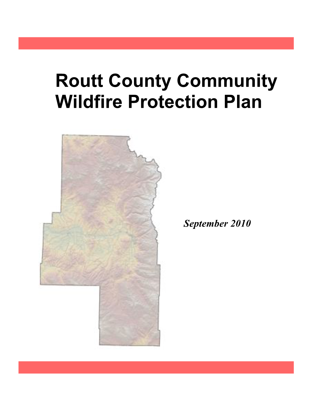 Routt County Community Wildfire Protection Plan